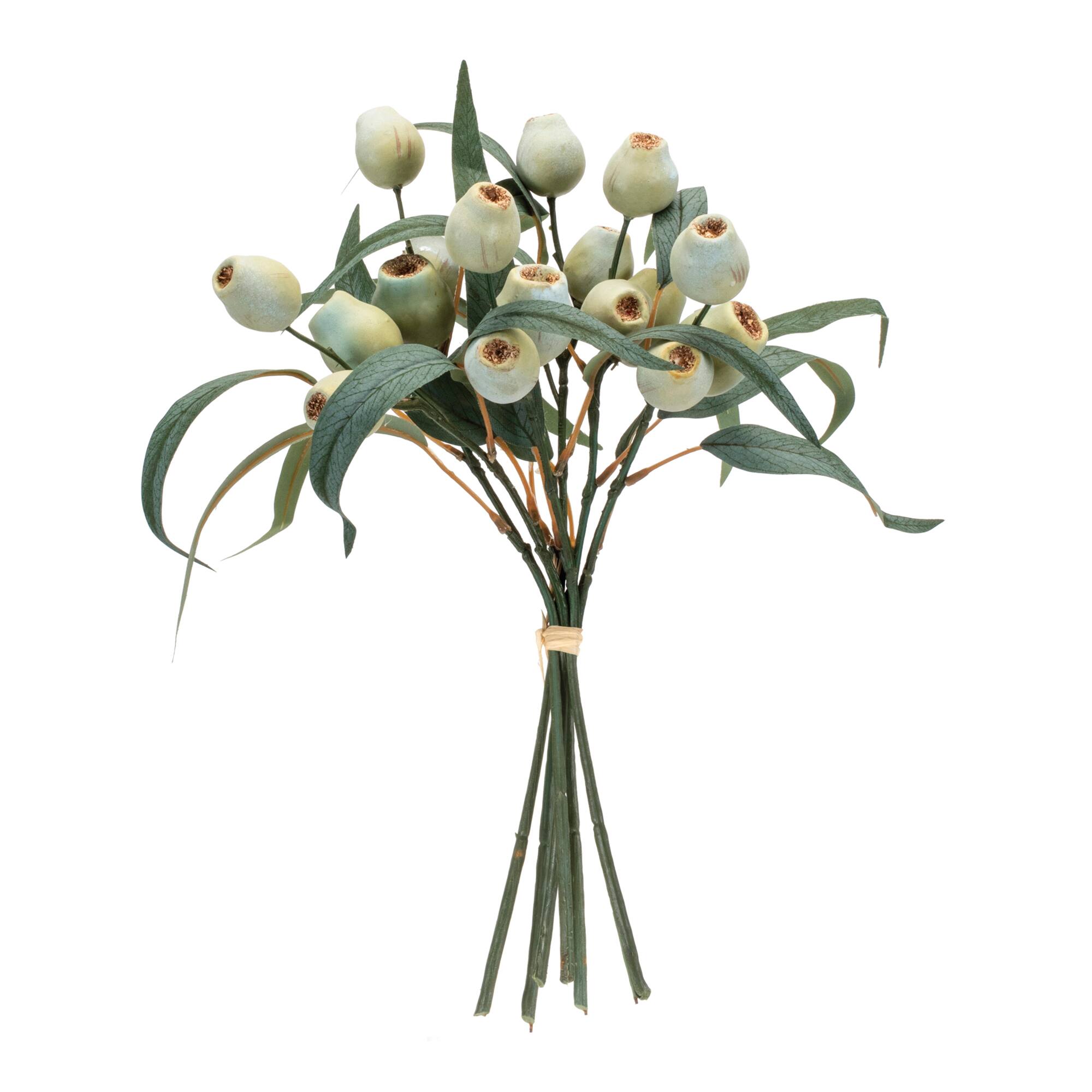 14" Green Pod Foliage Bundles, 2ct.